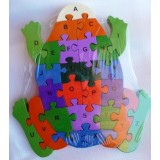 Wooden Block Frog Puzzle Wooden Block Frog Puzzle